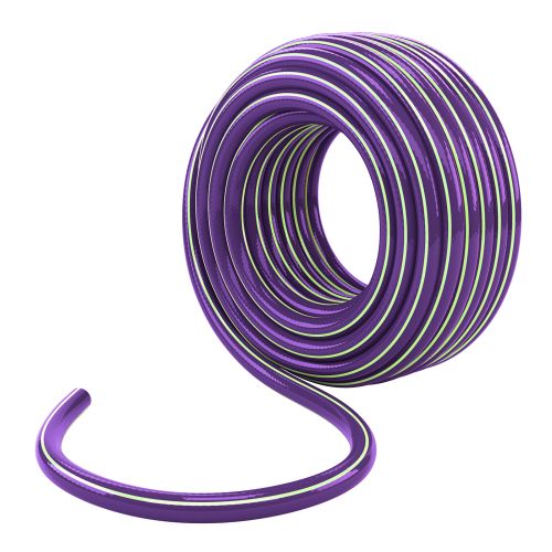 Шланг поливочный армированный  1/2" (15 мм) ПВХ 3-х слойный, серия Violet 50 м Palisad 67631