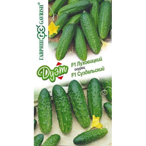 Семена Огурец Дуэт Луховицкий + Суздальский, 20шт., Гавриш