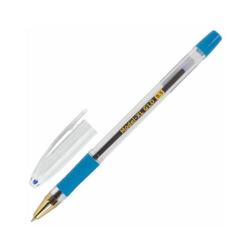 Ручка шариковая синяя 0,25mm маслянная BRAUBERG "Model-XL GLD" 143245