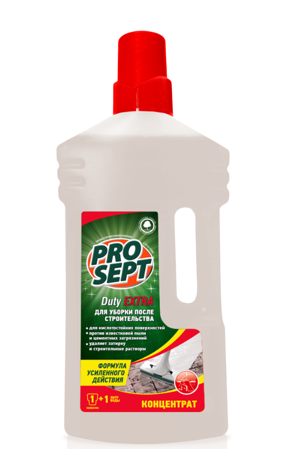 Средство Prospet чистящее Duty Extra для уборки после строительства 1л
