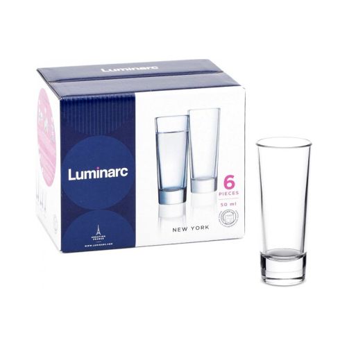 Набор стопок Luminarc NEW YORK, 6 шт, 60 мл H5018