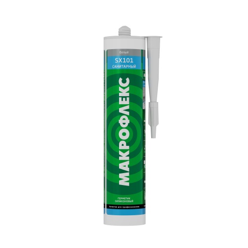 Герметик силиконовый MAKROFLEX SX101 санитарный (290 мл) белый 2670568