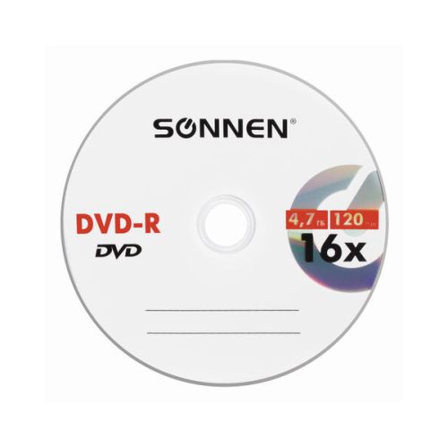 Диск лазерный DVD-R 16х 120min 4,7 Гб  