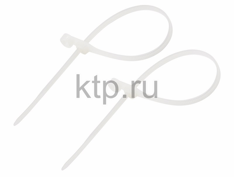 Хомут для кабеля под винт nylon 4*150 белые (100 шт.) Fortisflex