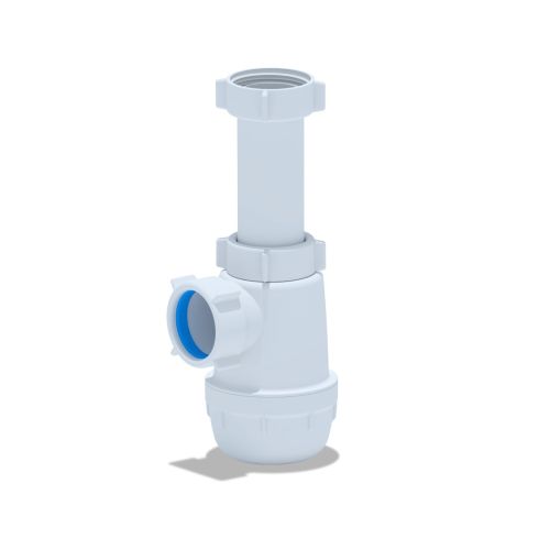 Сифон для мойки 1 1/2"х40 без выпуска, без гофры, Ани Грот A0120
