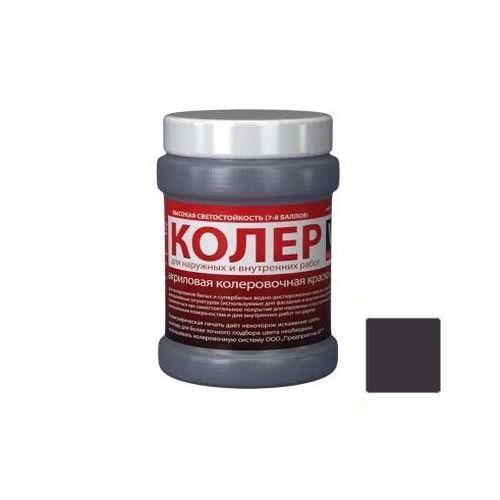 Колер VGT для водно-дисперсионных красок 0,25 кг Чёрный-антрацит