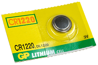 Батарейка таблетка CR1220 3v Maxell D-12.5 H-2,0