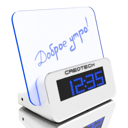 Часы-Будильник Creotech термометр,доска для сообщений