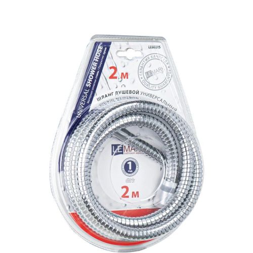 Шланг для душа металл 2,0м имп./имп. Lemark LE8031S