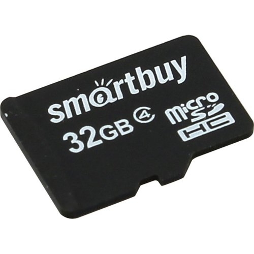 Карта памяти  SmartBuy Micro SDHC 32 Gb Class  4 без адаптера