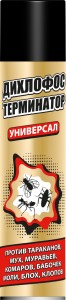 Средство от насекомых Аэрозоль Дихлофос Терминатор 600 мл 