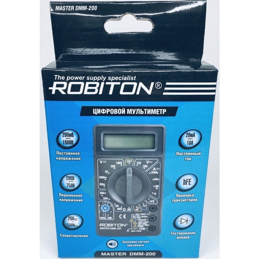 Тестер DMM-200 Robiton