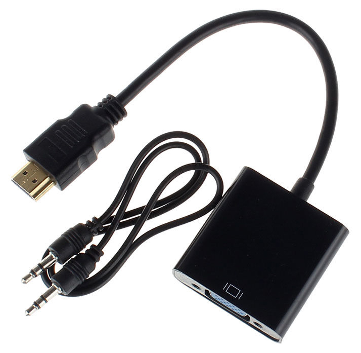 Адаптер  HDMI - VGA+Audio 15см 03