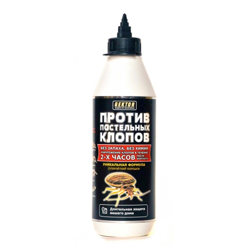 Средство от насекомых клопов ДУСТ Gektor порошок 100 гр