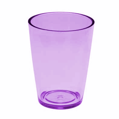 Стакан пластиковый 500мл МОНО фиолетовый