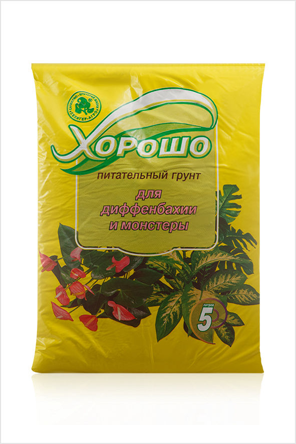 Грунт торфяной "Для Диффенбахий и монстеры" 5л