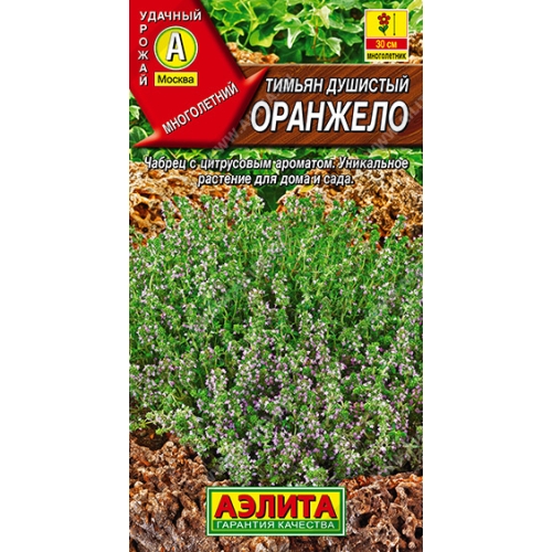Семена Тимьян (Чабрец) Оранжело, 10шт., Аэлита