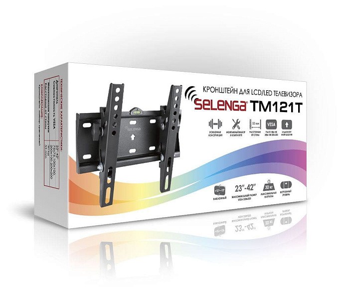 Кронштейн для ЖК телевизора 23"-42" Selenga TM-121T