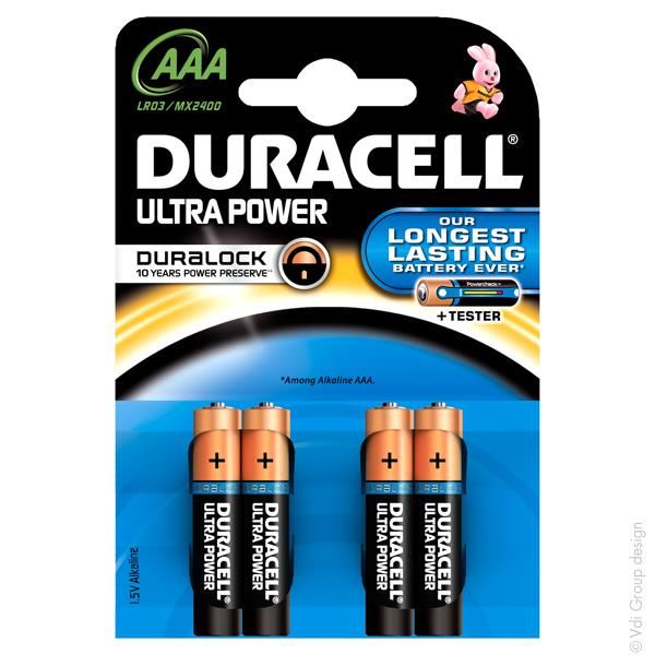 Батарейка AAA LR03 DURACELL Ultra Power D-10,5 H44,5