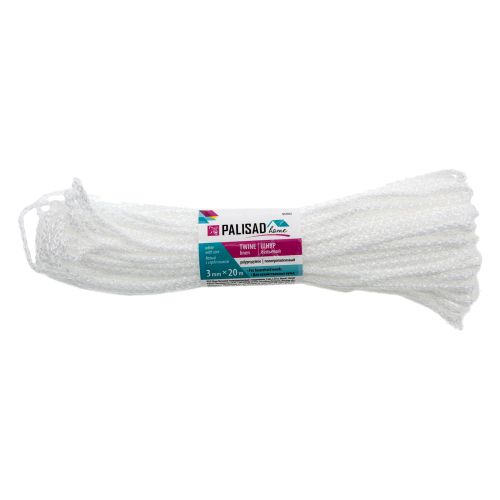 Шнур бытовой бельевой d-3 мм 20 м белый Home Palisad 937065