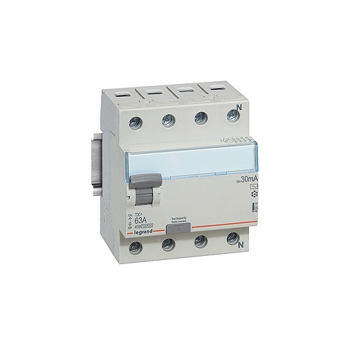 Устройство защитного отключения (УЗО)  Legrand  TX³ 4P  63А  30мА (403010)