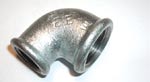 Угольник оцинкованный переходной   1/2"(15мм)x1 1/4"(32 мм)