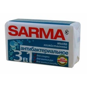 Мыло хозяйственное антибактериальное 140гр.SARMA