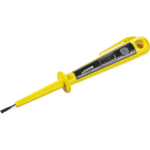 Отвертка индикаторная 120-250В, 150 мм, MAXElectro диэлектрический корпус, STAYER 45280