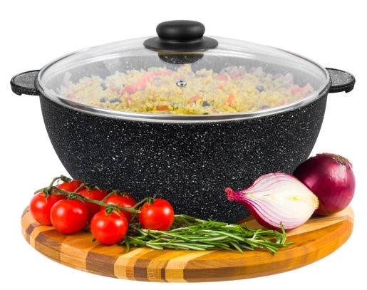 Казан  6,0л с крышкой Гранит Мечта