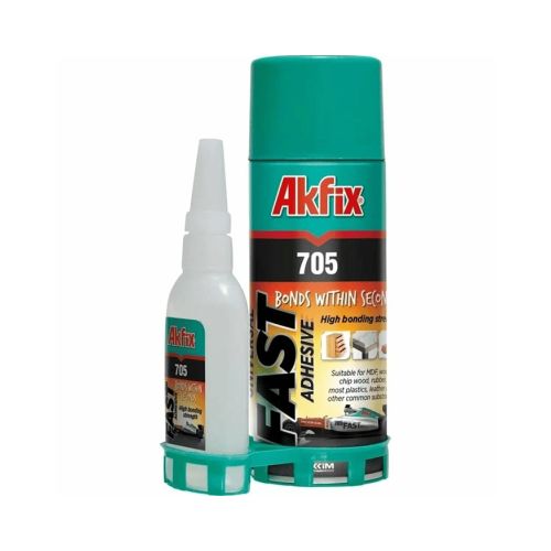 Набор для склеивания Akfix 705 МДФ (В65+200мл)