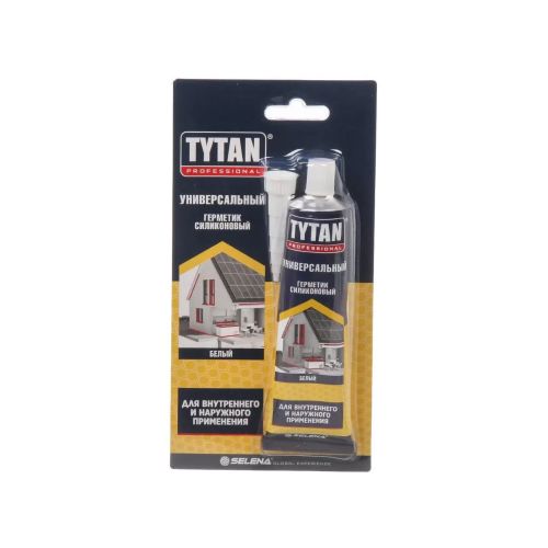 Герметик силиконовый Tytan универсальный  (85 мл) белый 22681 (Тюбик)