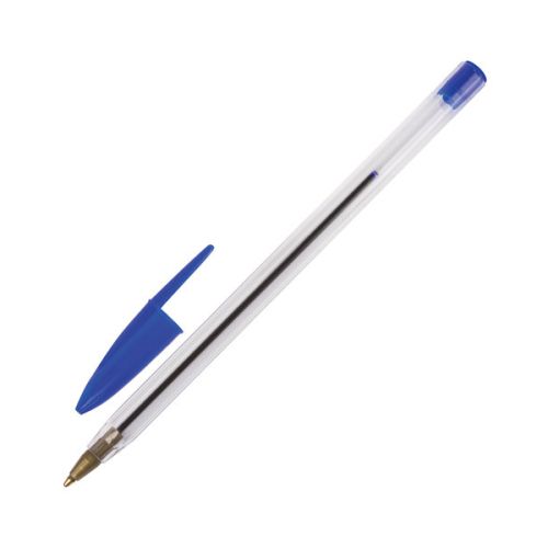 Ручка шариковая синяя 0,5mm STAFF "Basic BP-01" 141672