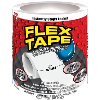 Лента клеящая сверхсильная Flex Tape 30 мм х 152 см черный