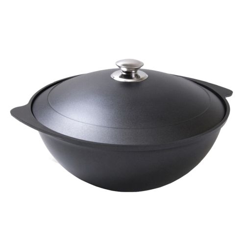 Казан  6,0л с крышкой антипригарное покрытие Kukmara кз60а