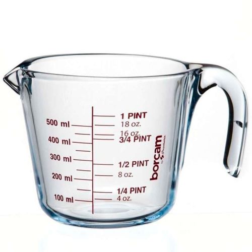 Стакан мерный стеклянный  600 мл BORCAM 59176-1109401