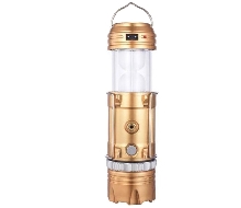 Фонарь Кемпинг LED аккумуляторный GSH-9688 зарядка 220в, солнечная панель