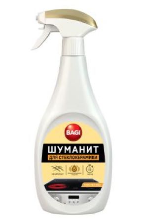 Средство чистящее Жироудалитель Bagi Шуманит для стеклокерамики спрей 400мл  