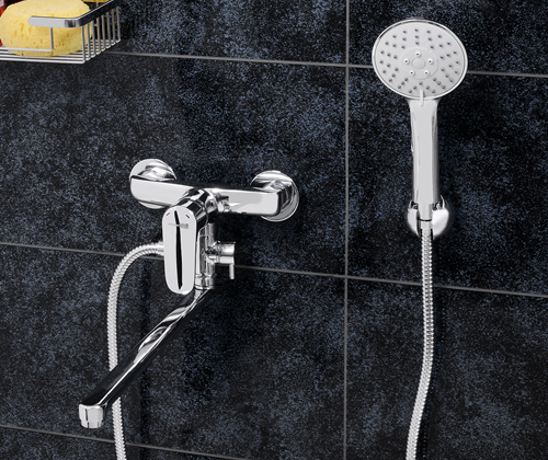 Смеситель для ванны Wasser Kraft Vils 5602L  с длинным изливом, хром