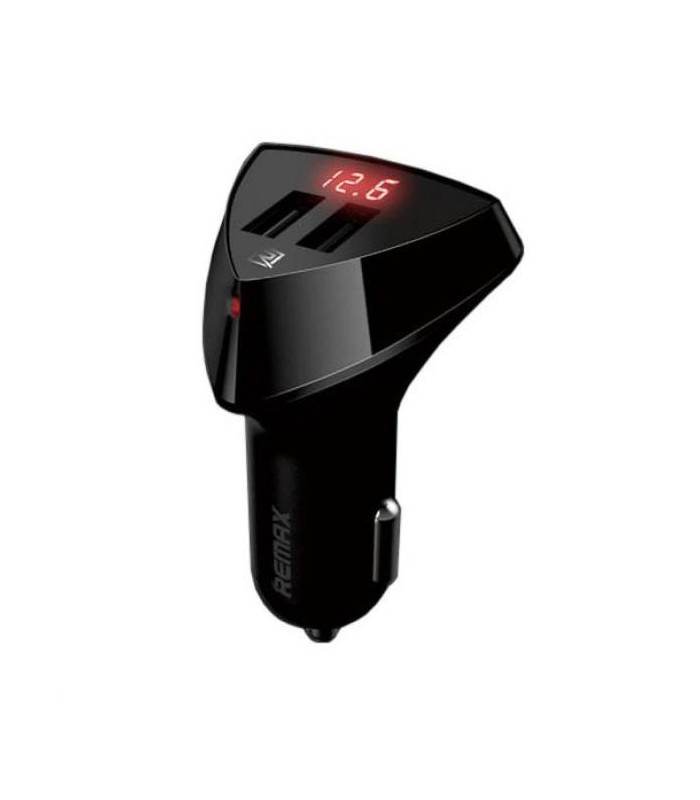 Автомобильное зарядное устройство в прикуриватель (АЗУ) USB 2-вых. индикация  Remax RC С208
