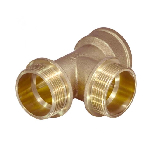 Тройник латунь  1/2"(15мм) вн.-нар.-нар.