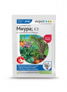 Средство от сорняков Миура на грядках овощных культур Август 4 мл.