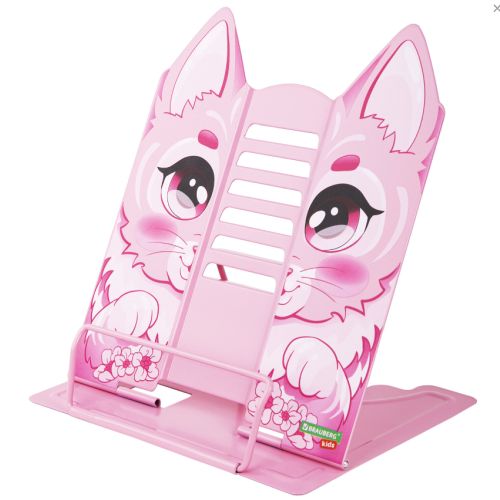 Подставка для книг BRAUBERG KIDS "Kitty", регулируемый угол наклона, металл, 238059