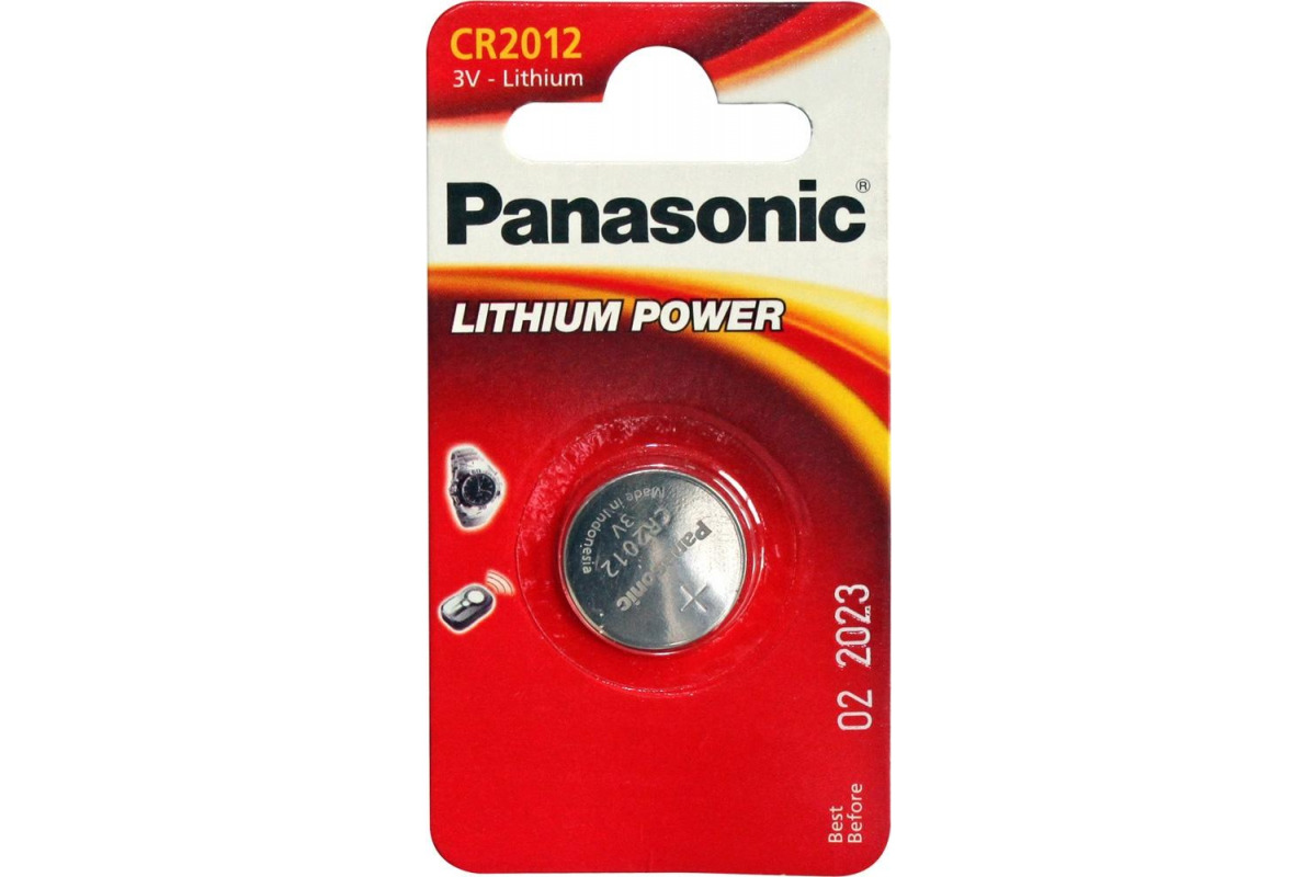 Батарейка таблетка CR2012 3v Panasonic D-20 H-1,2