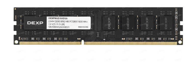 ПК Оперативная память DEXP [DEXP8GD3UD16] 8 ГБ