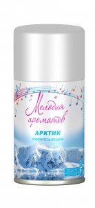Освежитель воздуха (запасной блок) Арктик 230мл Мелодия ароматов 33770 Сибиар