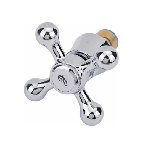 Кран-букса керамика  1/2"с маховиком крест 1шт. LEDEME (LH08)