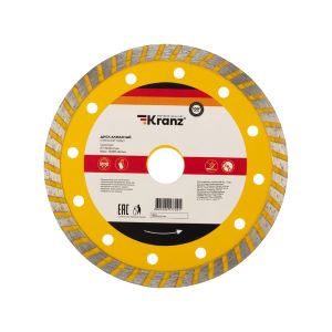 Диск отрезной алмазный турбо 150х22,2 Kranz KR-90-0122