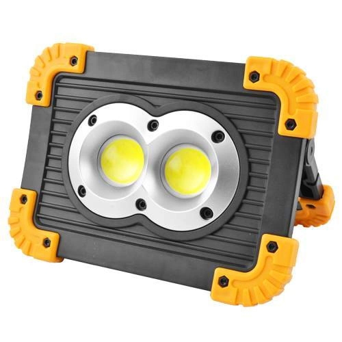 Фонарь светодиодный аккумуляторный переносной 20W  COB LED  2x18650 W840