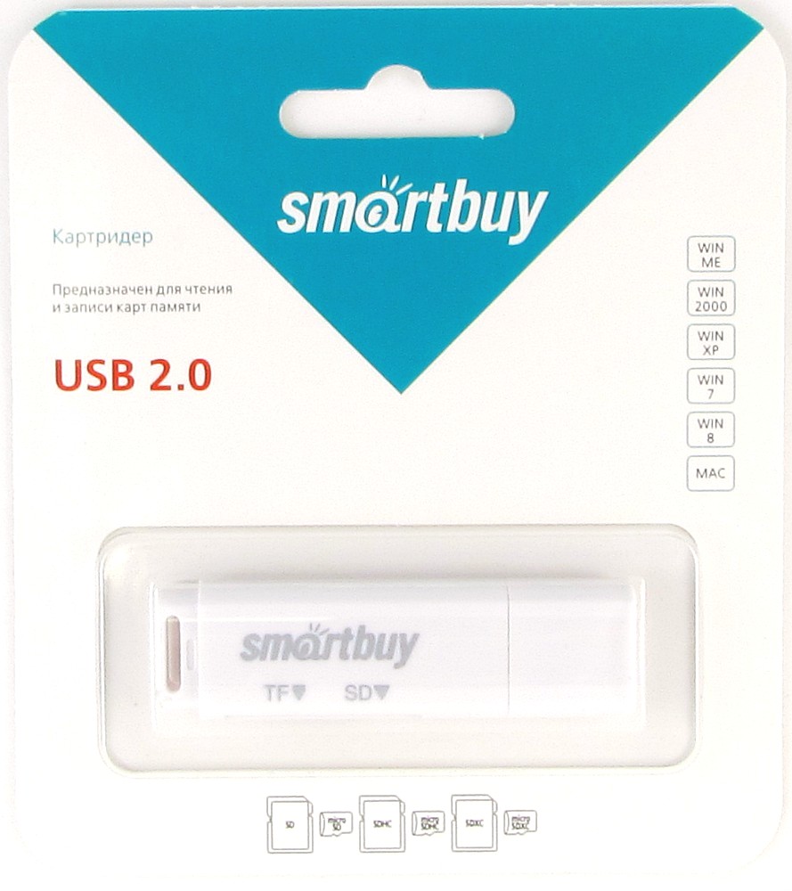 Картридер Smartbuy SBR-715-K white