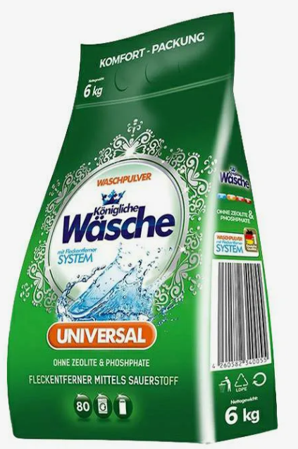Средство для стирки порошок Konigliche Wasche Universal 6кг.